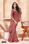 Sarvikaa By Vallabhi Moss Georgette Ethnic Print With Fancy Swarovski Work Saree Online Wholesale